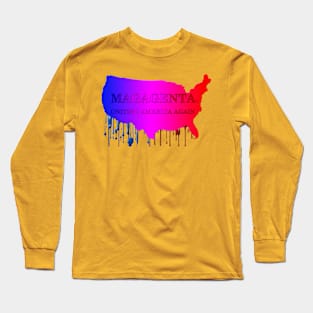 MAGAGENTA  Map Uniting America Again Long Sleeve T-Shirt